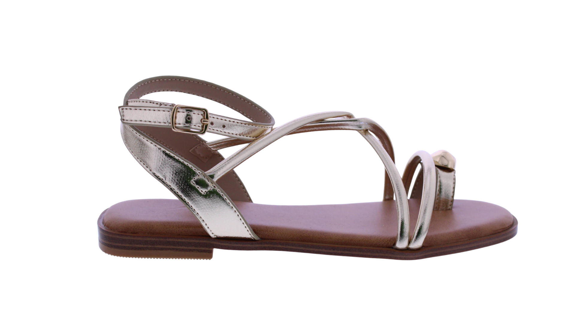 Women Sandal with Toe Ring Charm