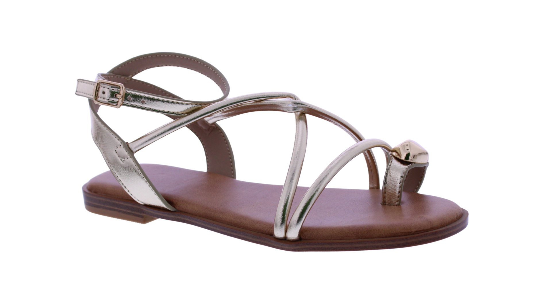 Women Sandal with Toe Ring Charm
