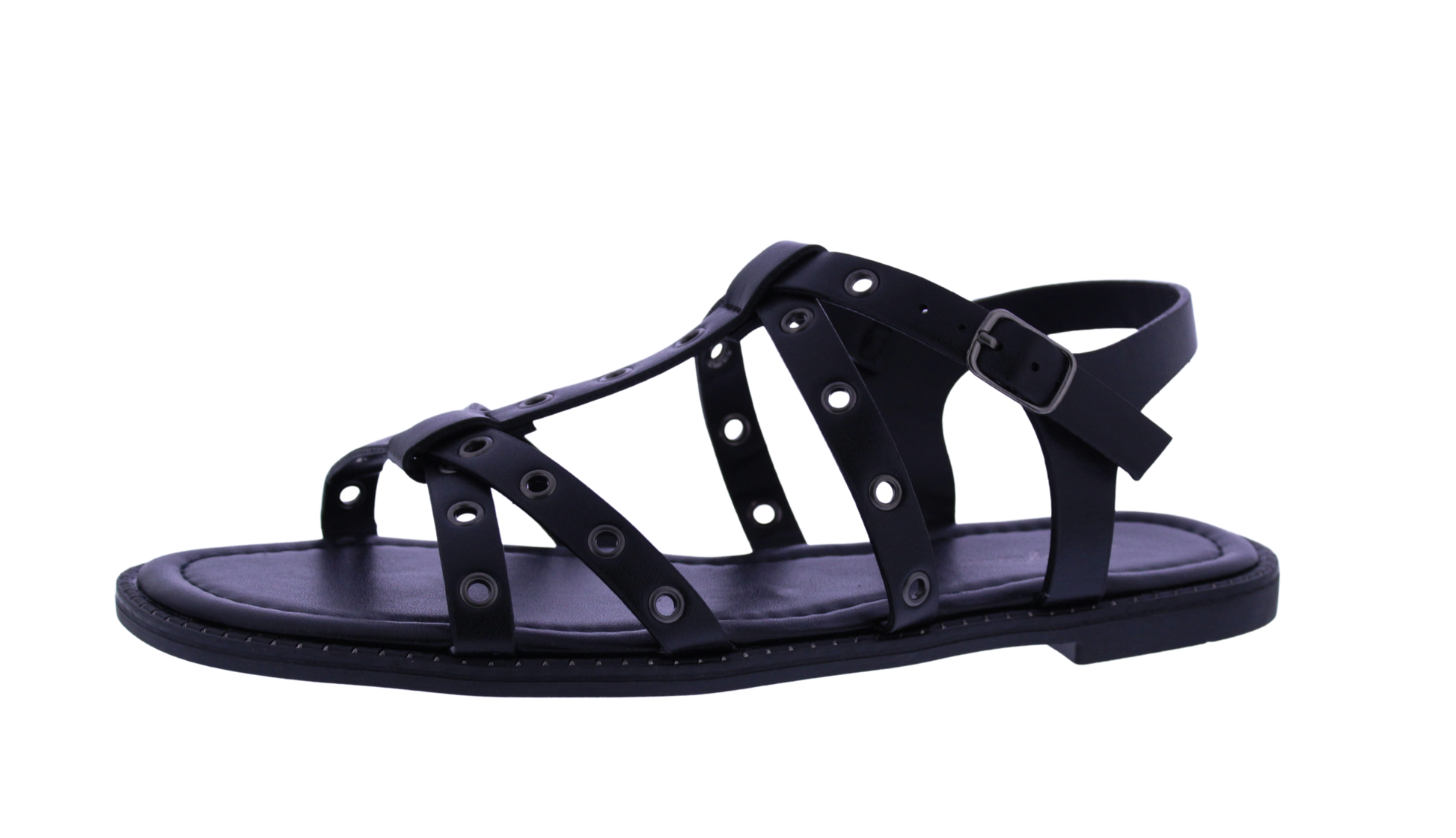 Women T-strap Metal Studs Sandal