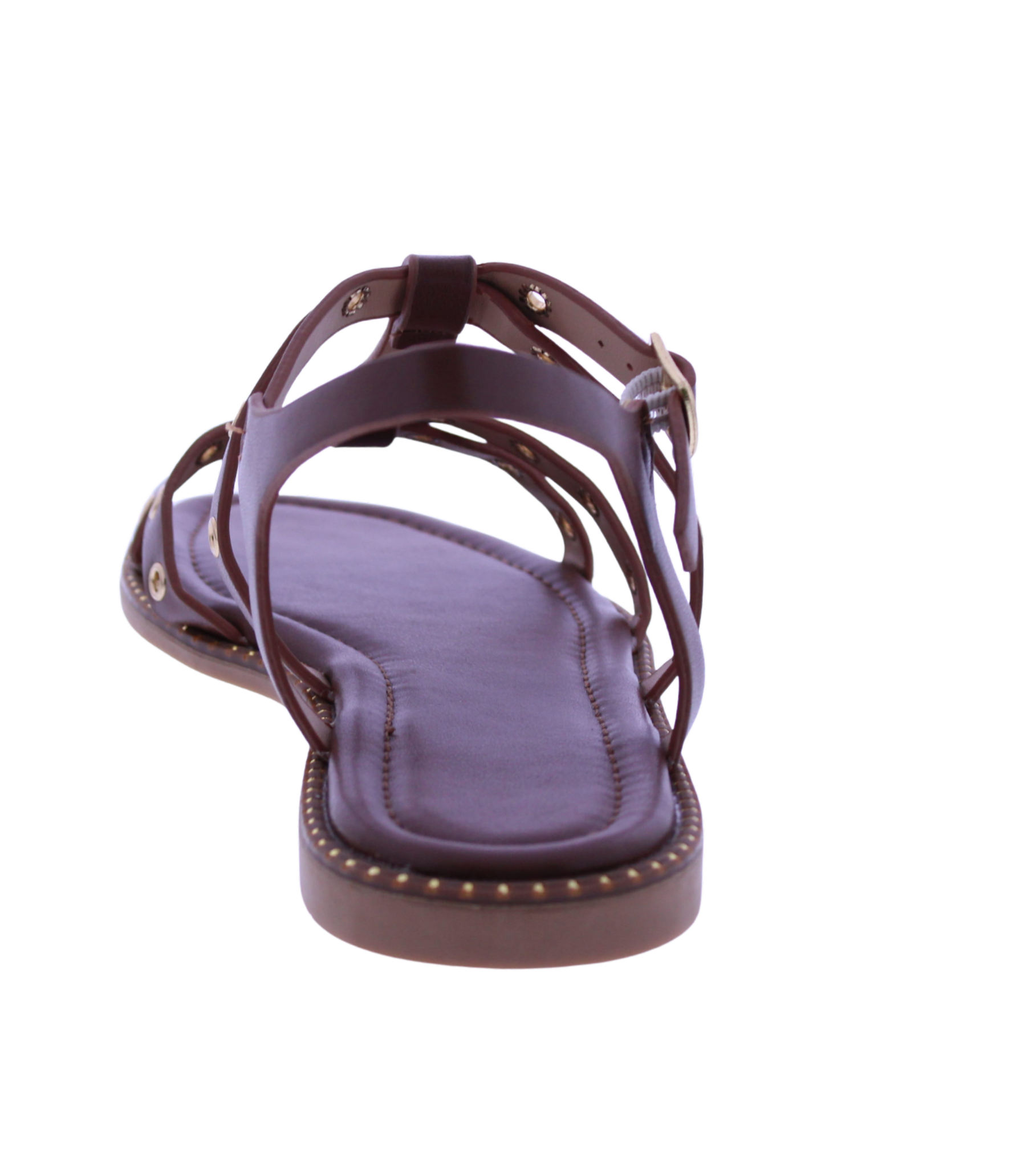 Women T-strap Metal Studs Sandal