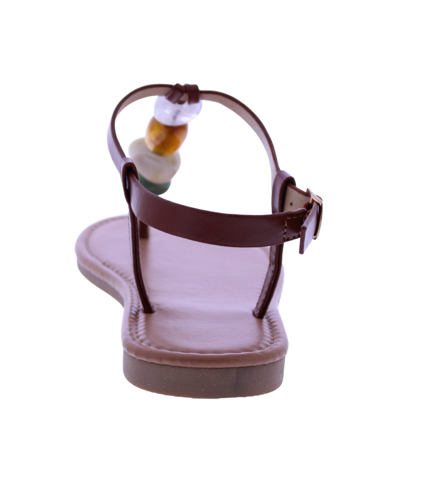 Women T-strap Stone Sandal