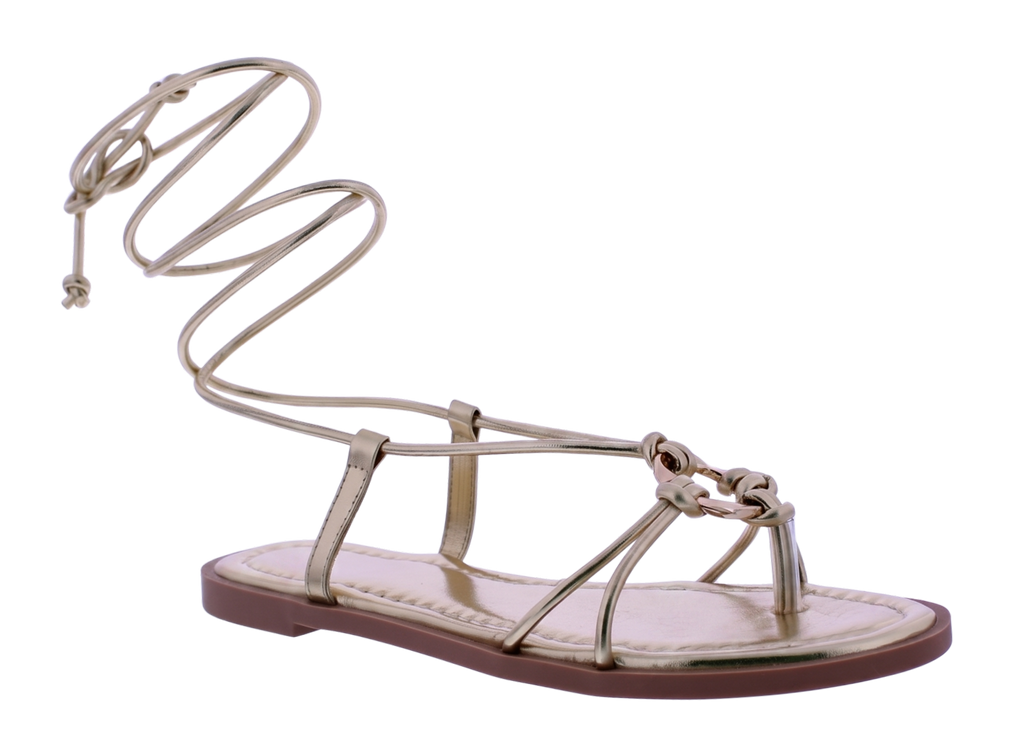Women’s Lace-Up Thong Sandals