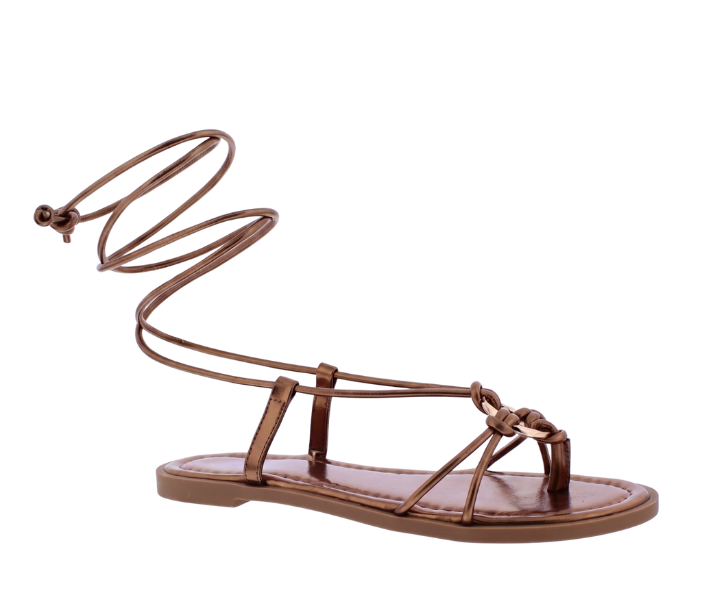 Women’s Lace-Up Thong Sandals