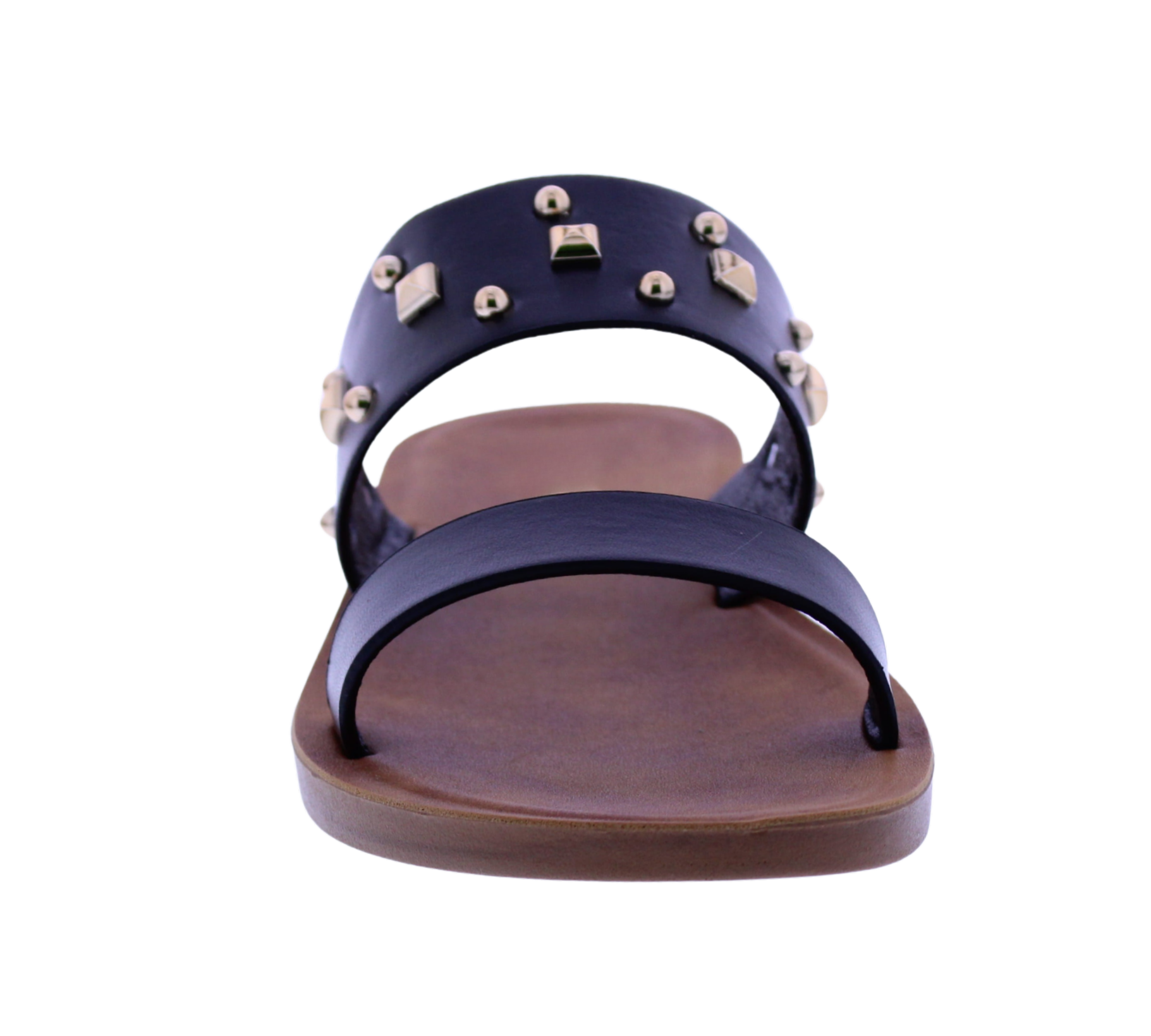 Women's Studded Double-Strap Slide