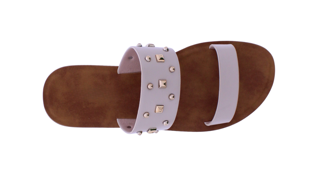 Women's Studded Double-Strap Slide