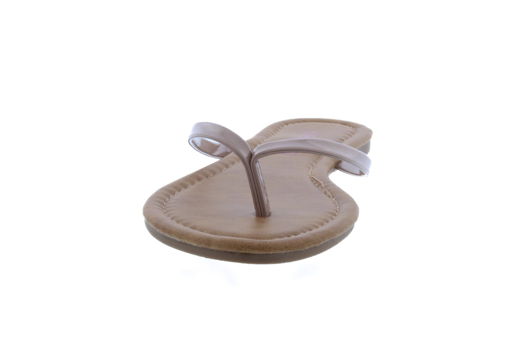 Women Patent Flip Flop