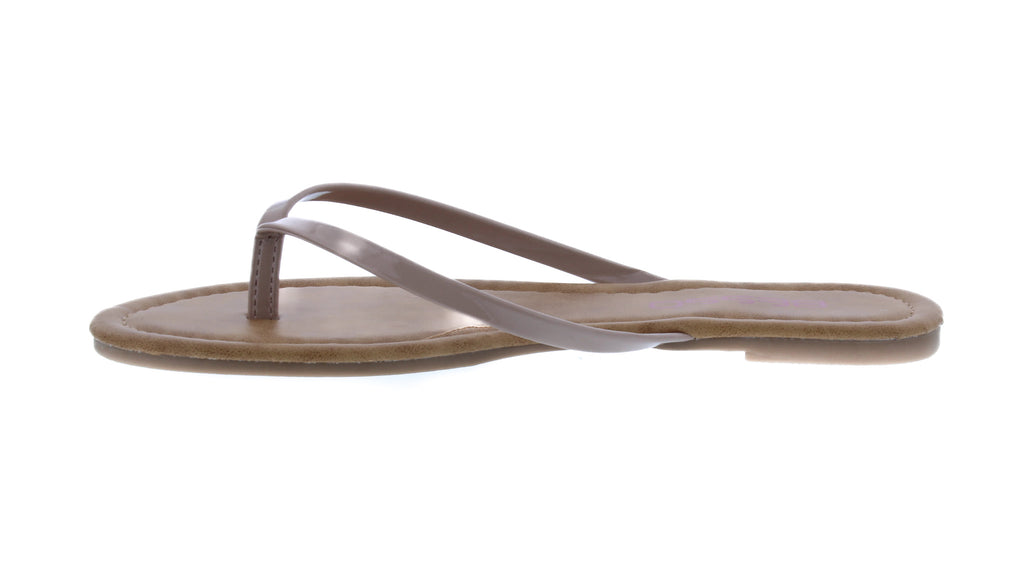 Women Patent Flip Flop