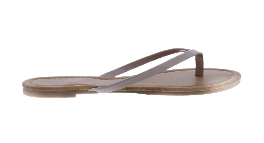 Women Patent Flip Flop