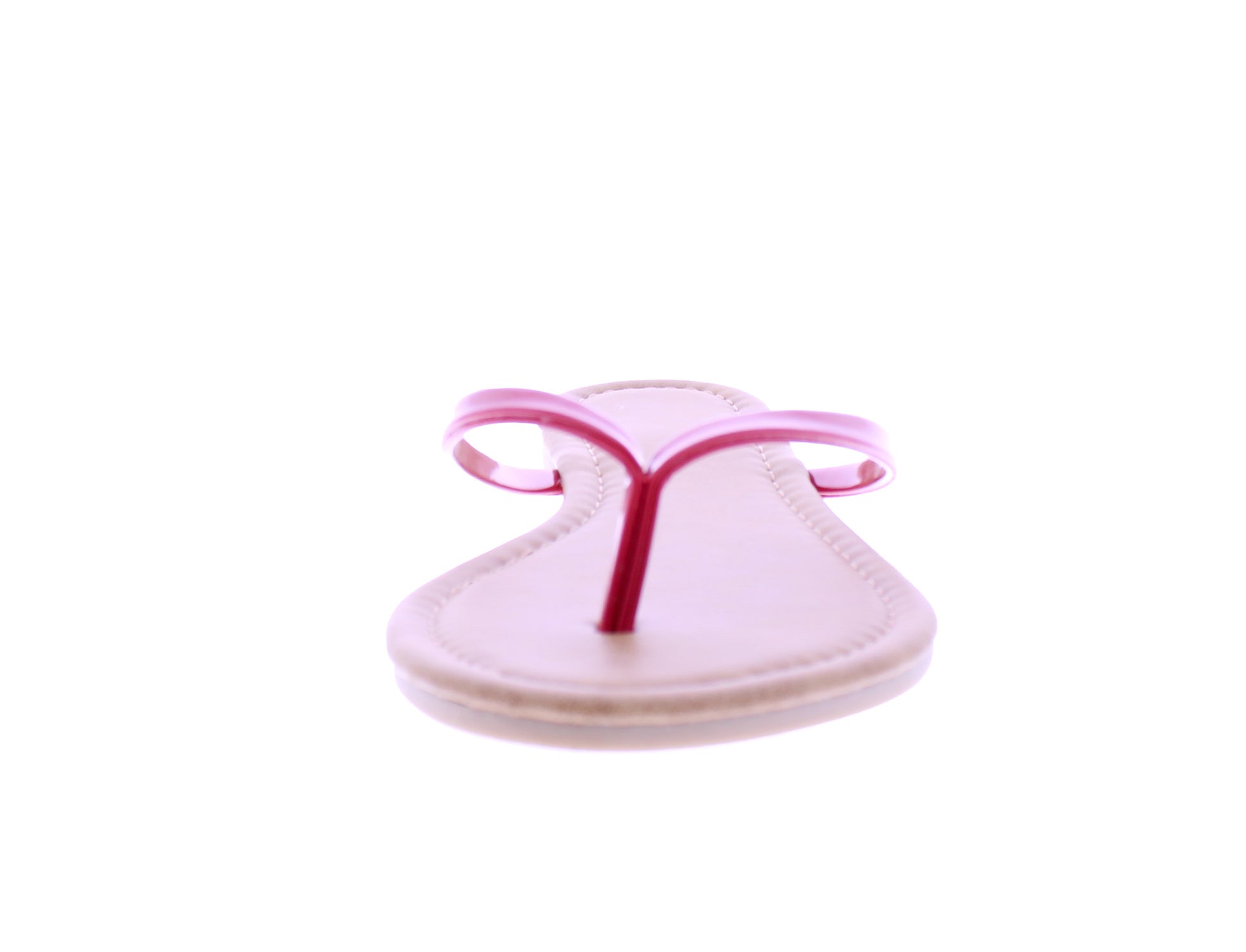 Women Solid Color Patent Flip Flop