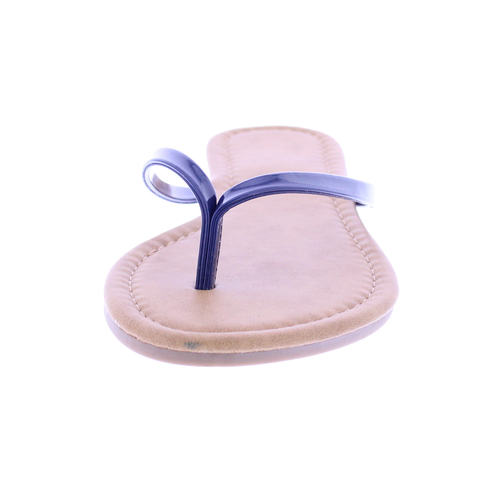 Women Patent Flip Flop