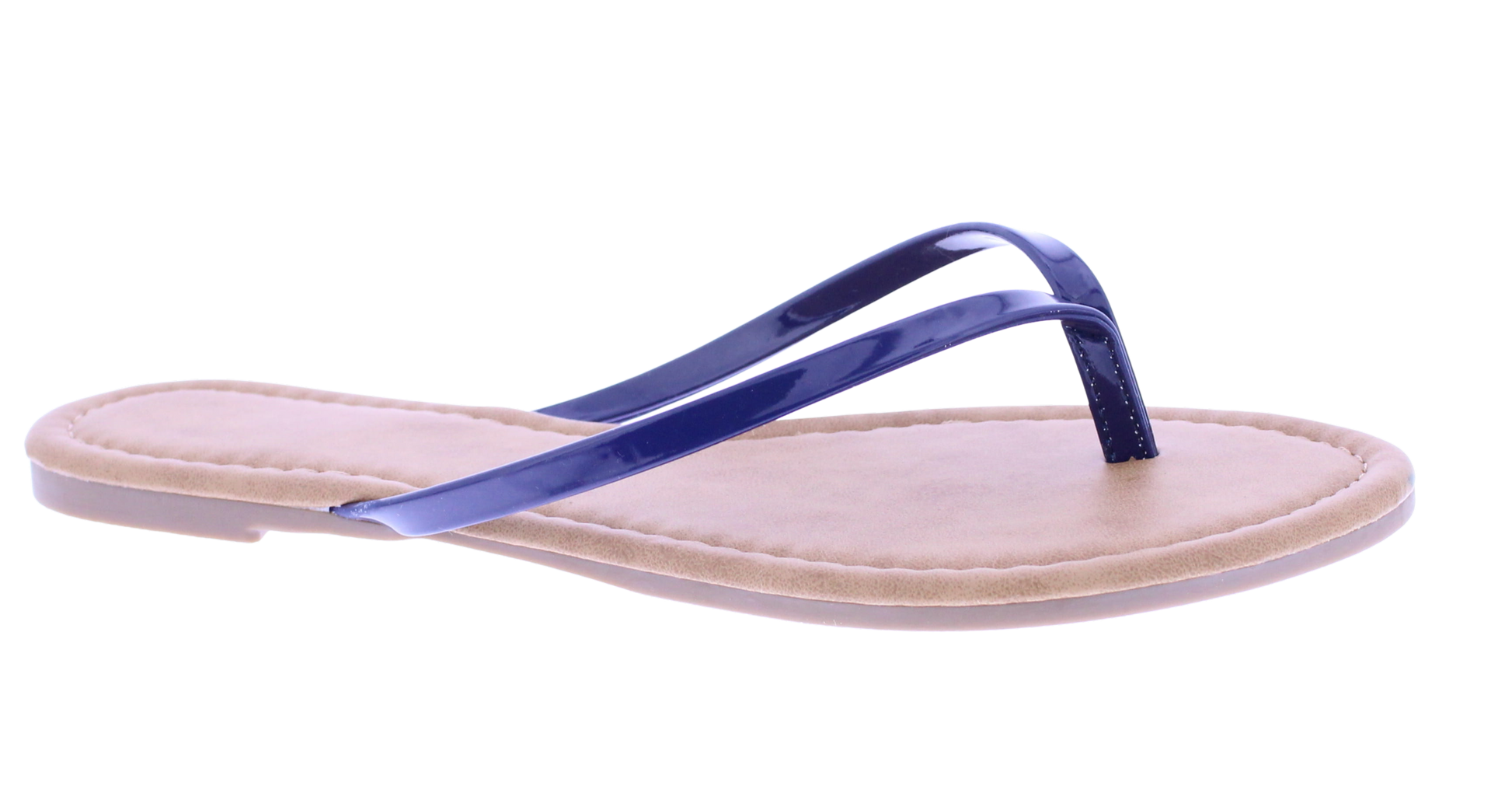 Women Patent Flip Flop