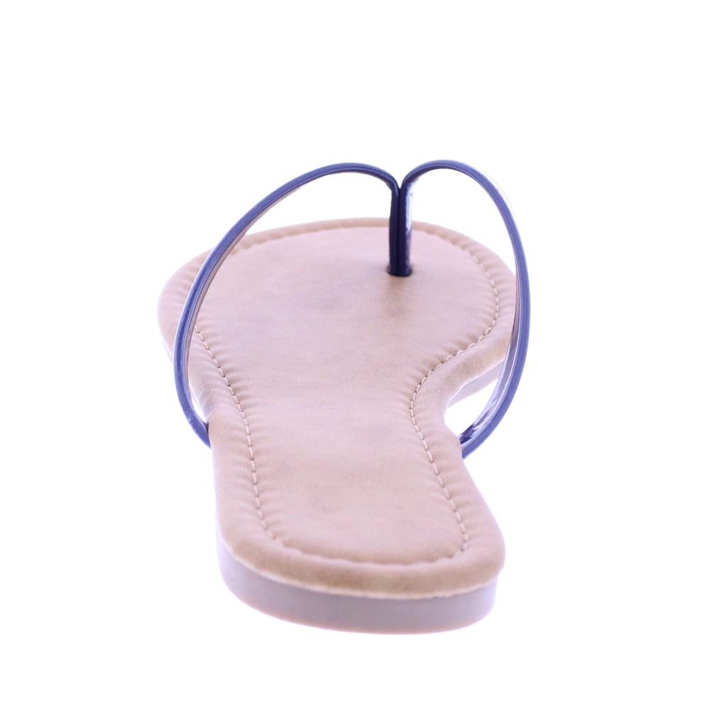 Women Patent Flip Flop