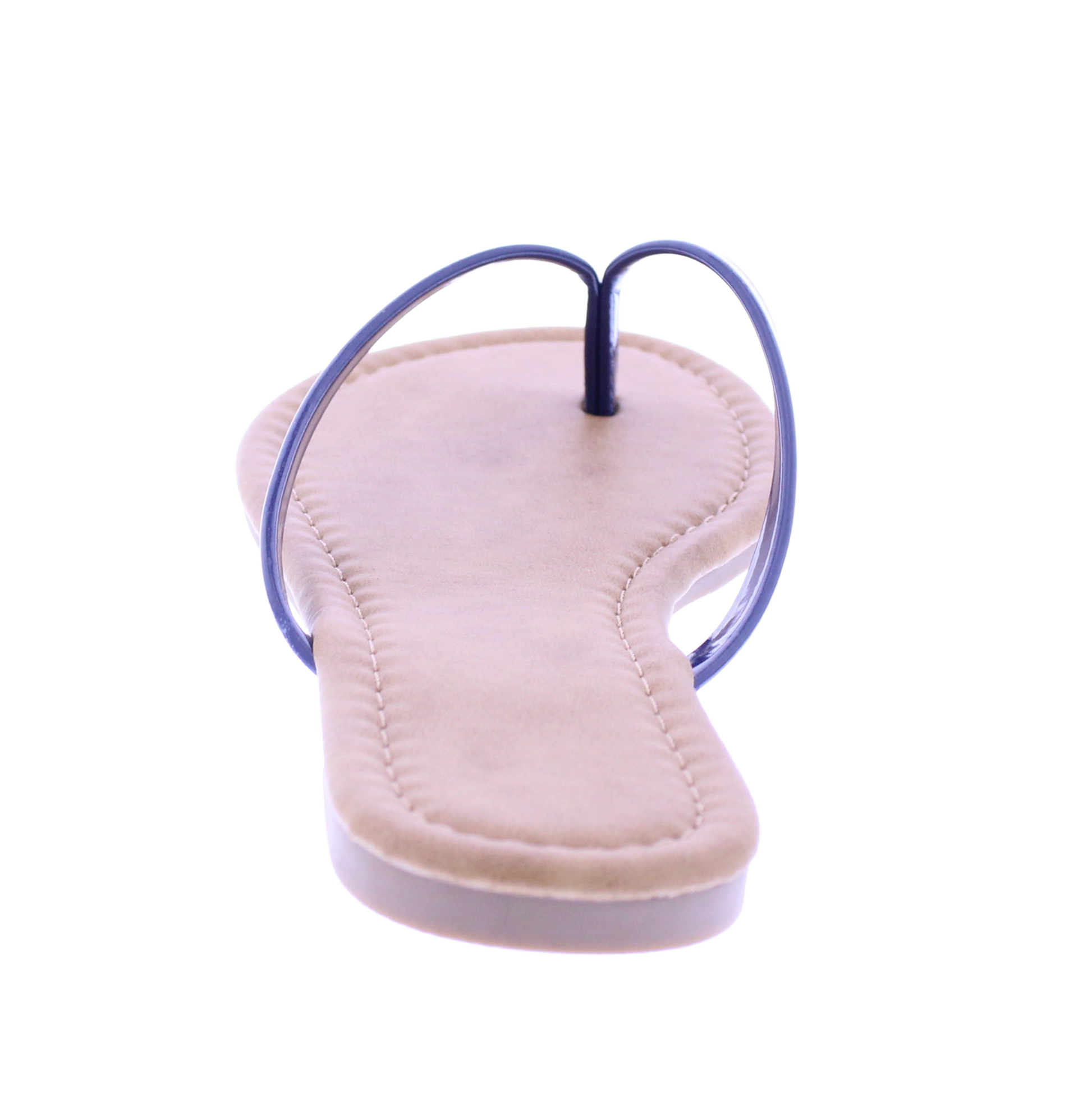 Women Patent Flip Flop