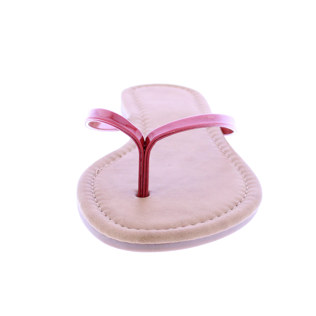 Women Patent Flip Flop