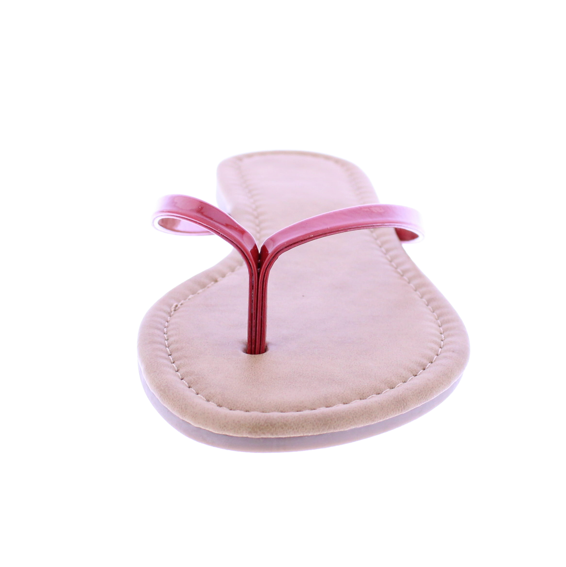 Women Patent Flip Flop