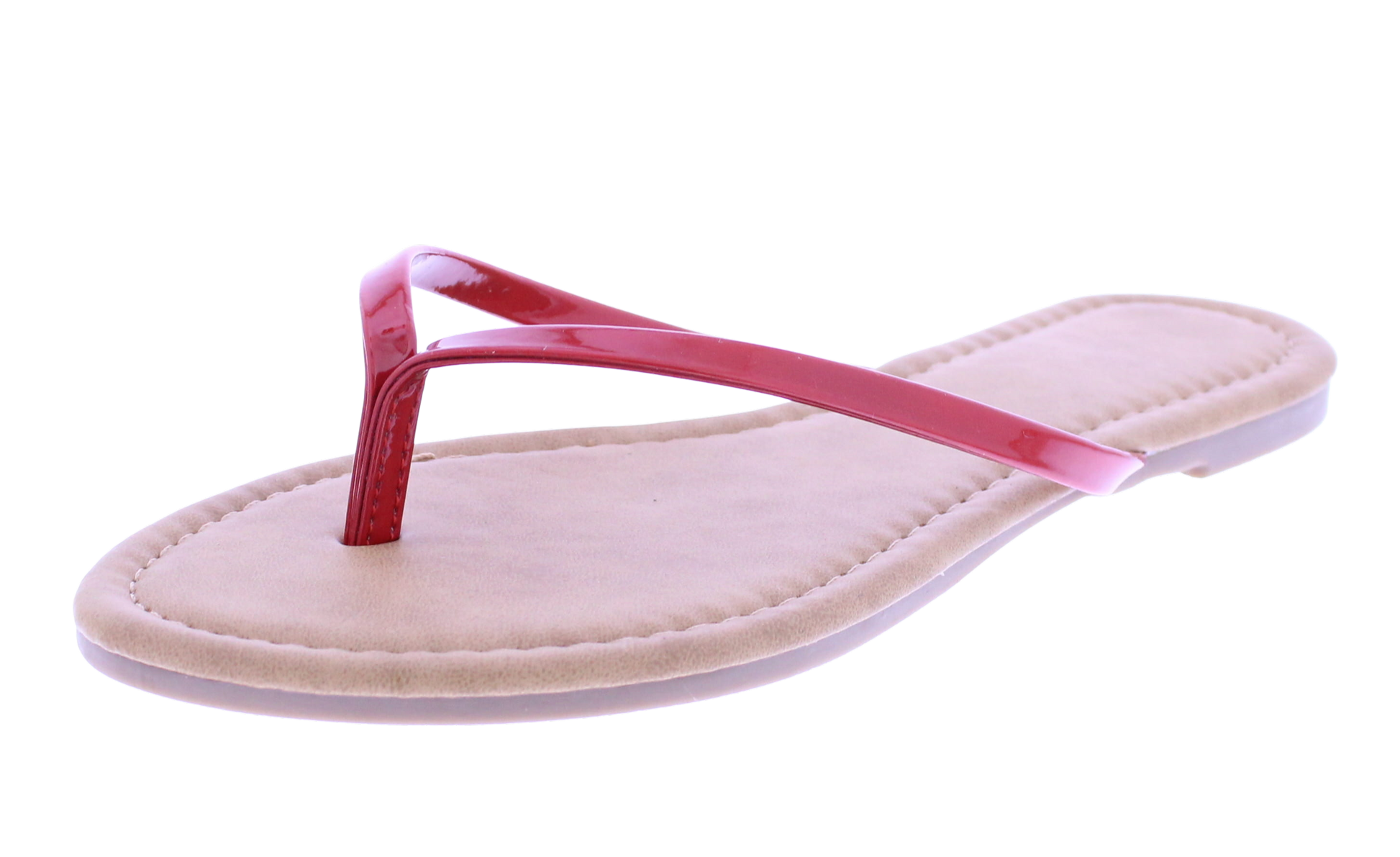 Women Patent Flip Flop