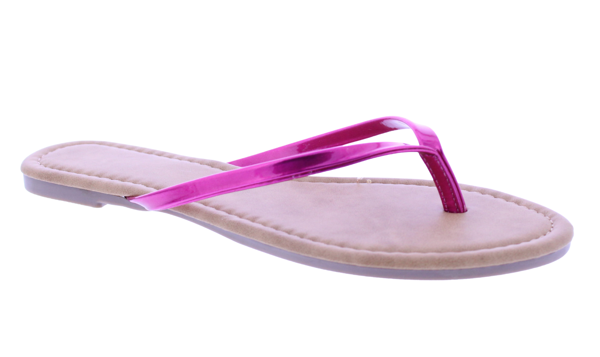 Women Patent Flip Flop