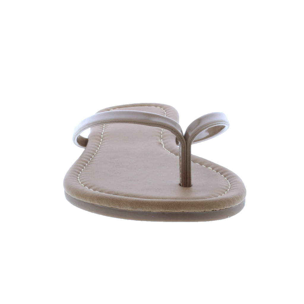 Women Patent Flip Flop