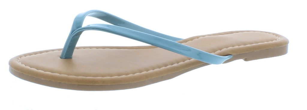 Women Patent Flip Flop