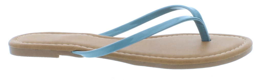 Women Patent Flip Flop
