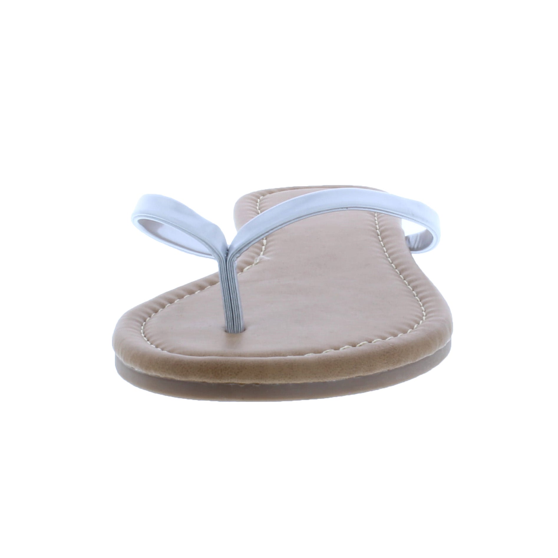 Women Solid Color Patent Flip Flop
