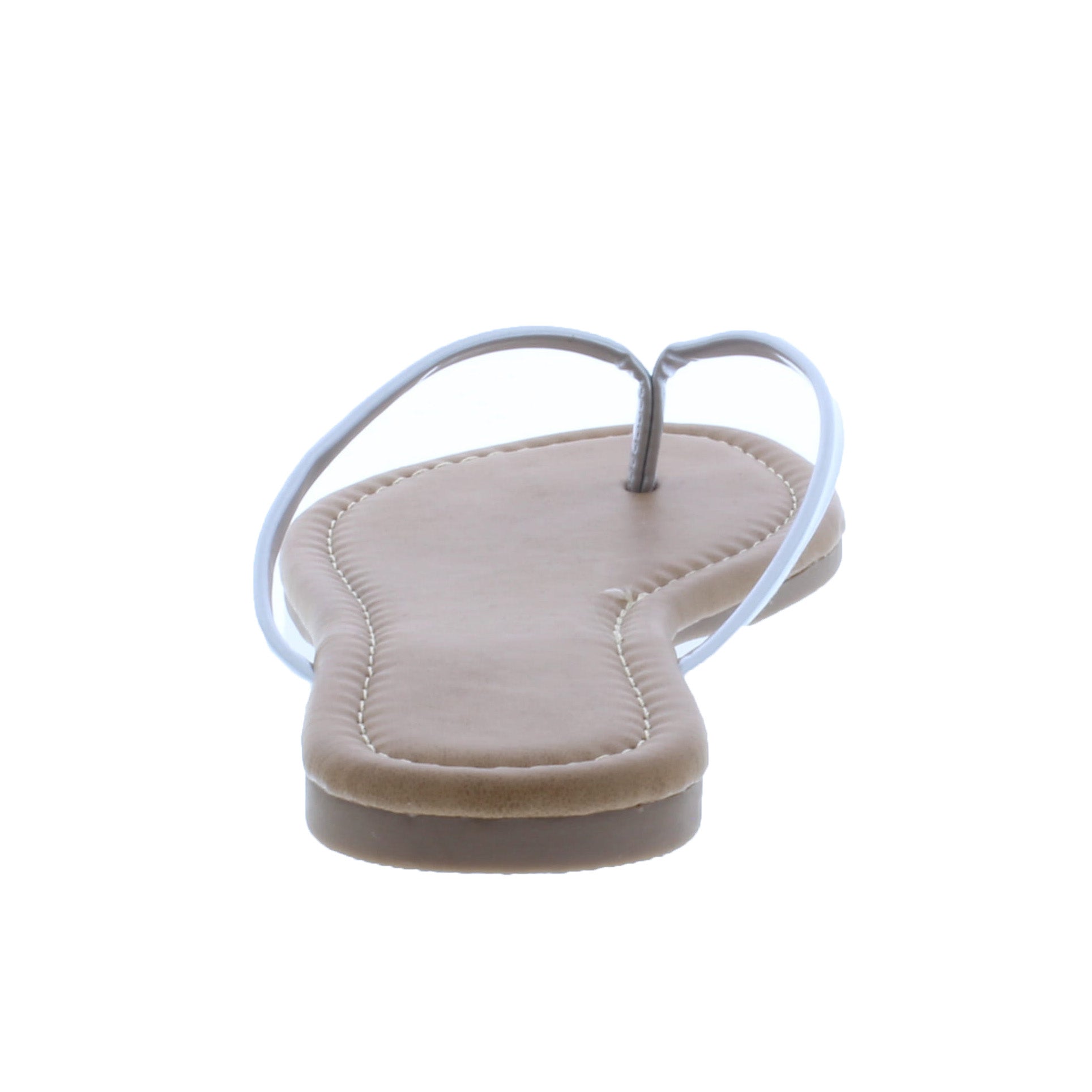 Women Solid Color Patent Flip Flop