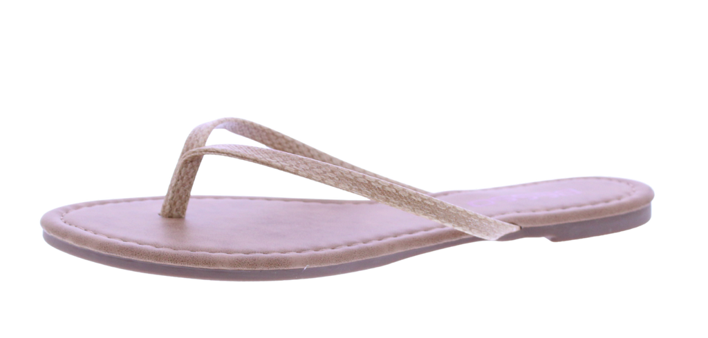Women Sparkle Denim Flip Flop