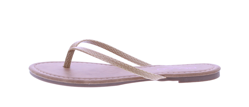 Women Sparkle Denim Flip Flop