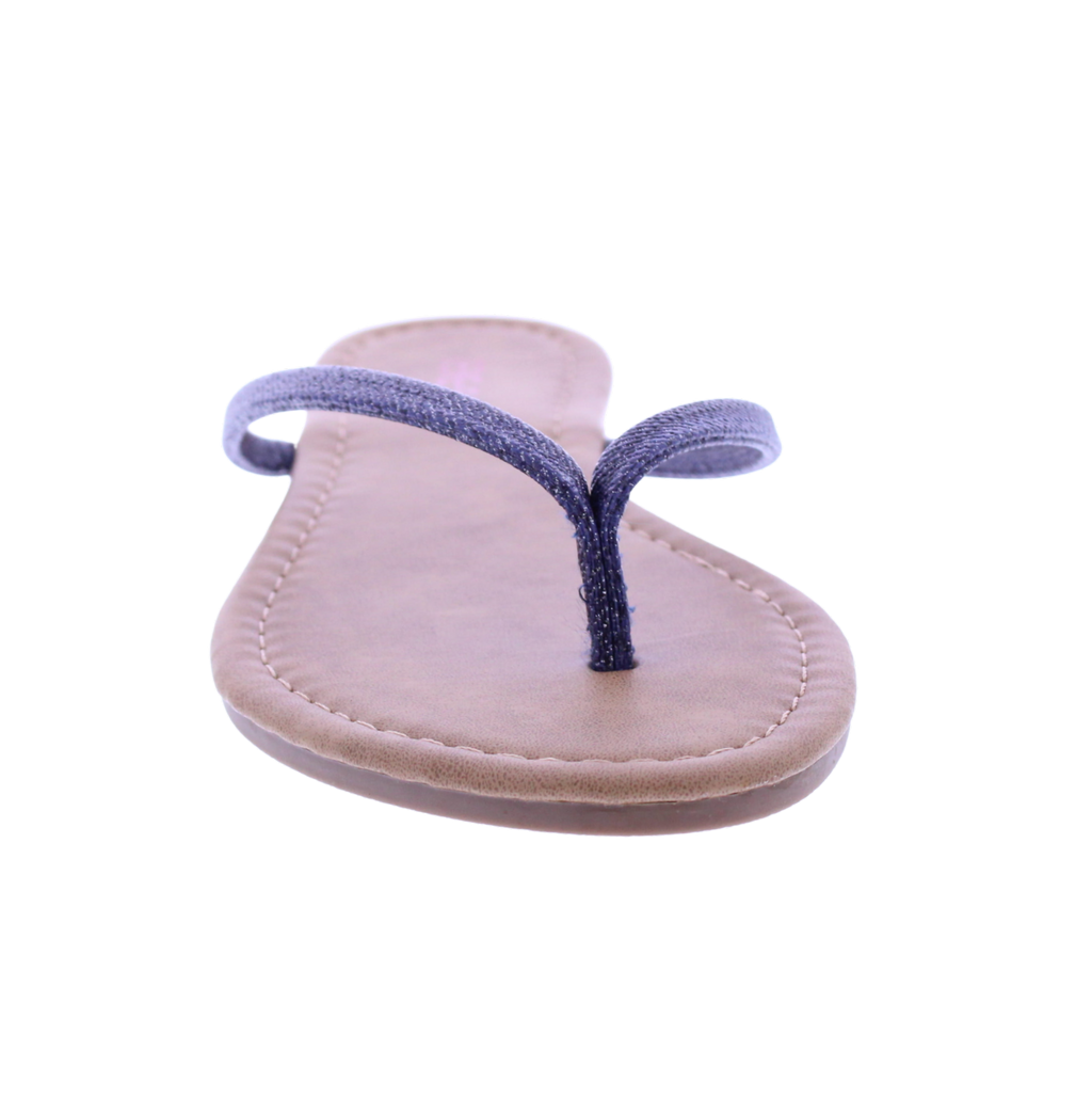 Women Sparkle Denim Flip Flop