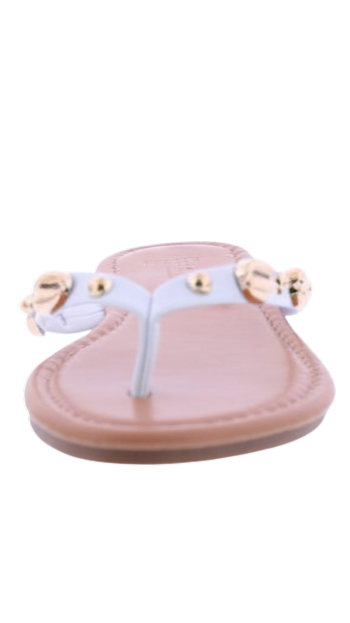 Women's Shell Embellished Flip Flops