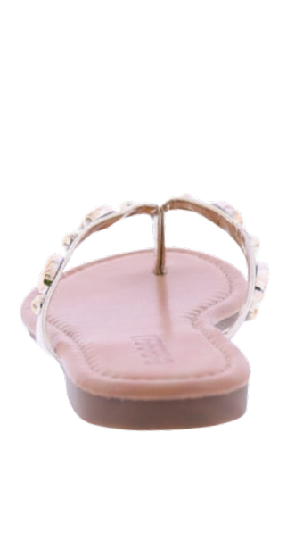Women's Shell Embellished Flip Flops