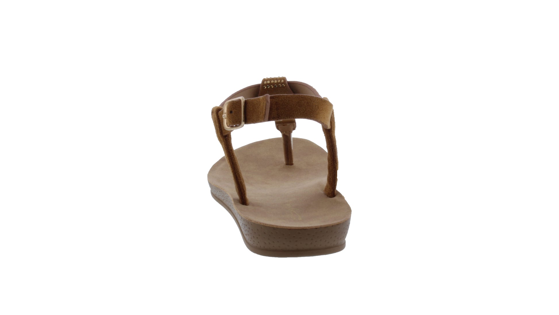Women Microfiber and Rhinestone Sandal