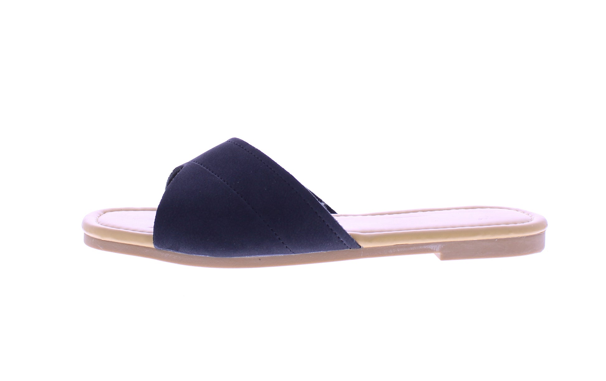 Women Suede Slip On Sandal