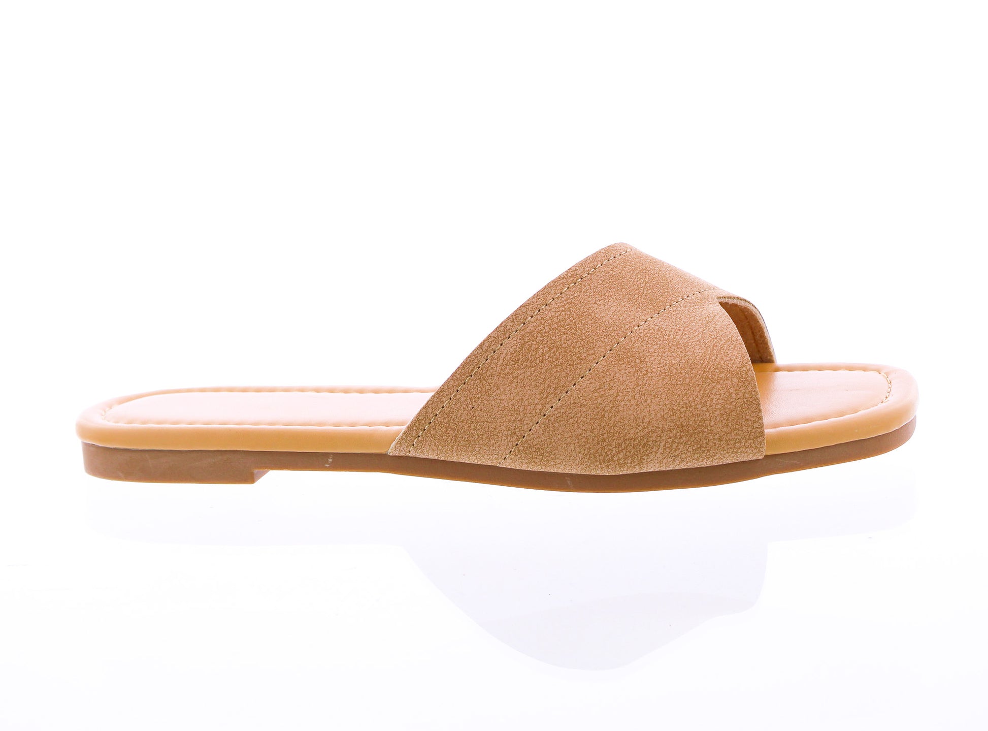 Women Suede Slip On Sandal