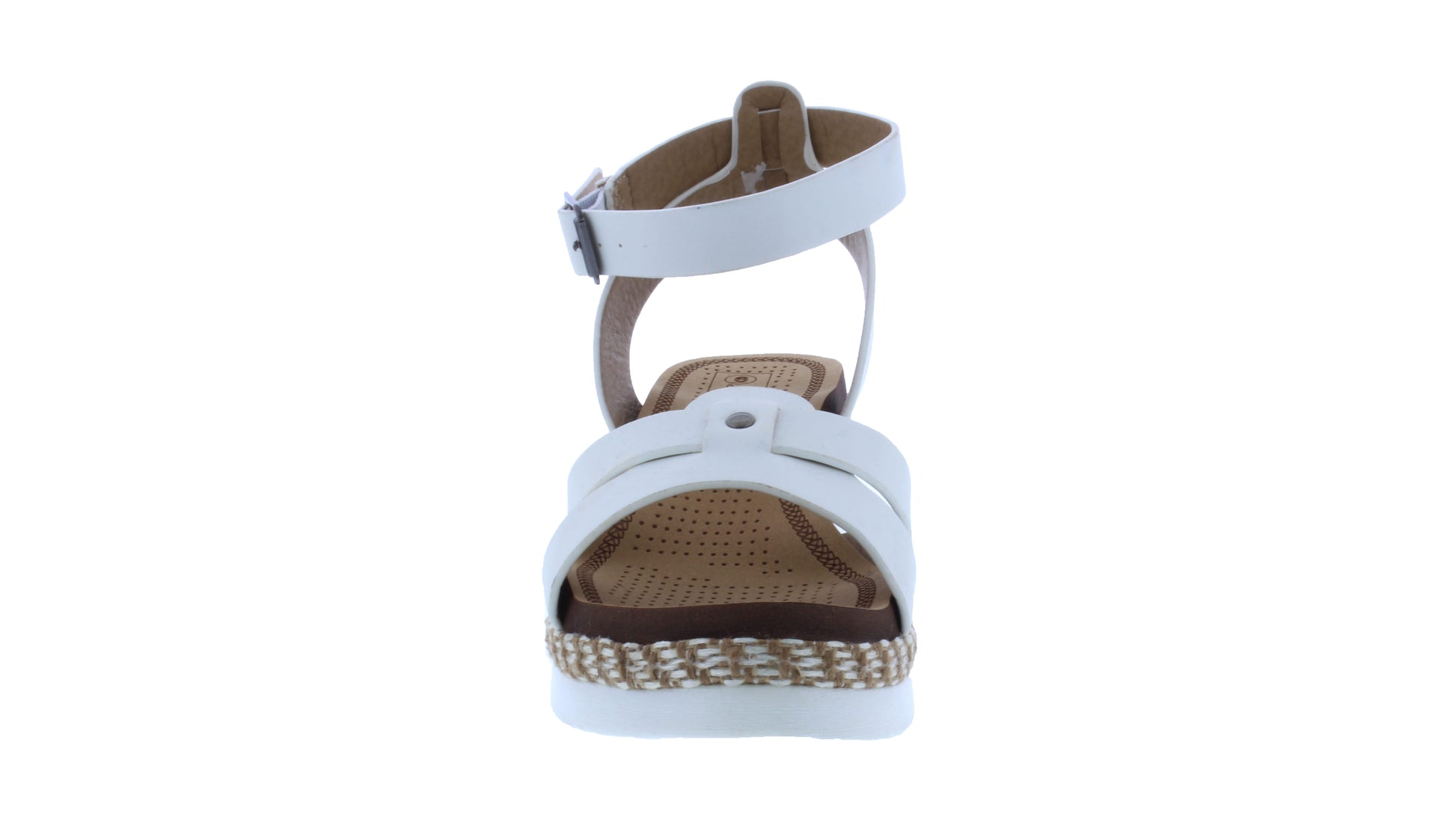 Women Platform Sandal with Buckle Closure