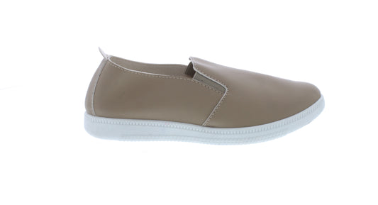 Women Faux Leather Slip On Sneaker