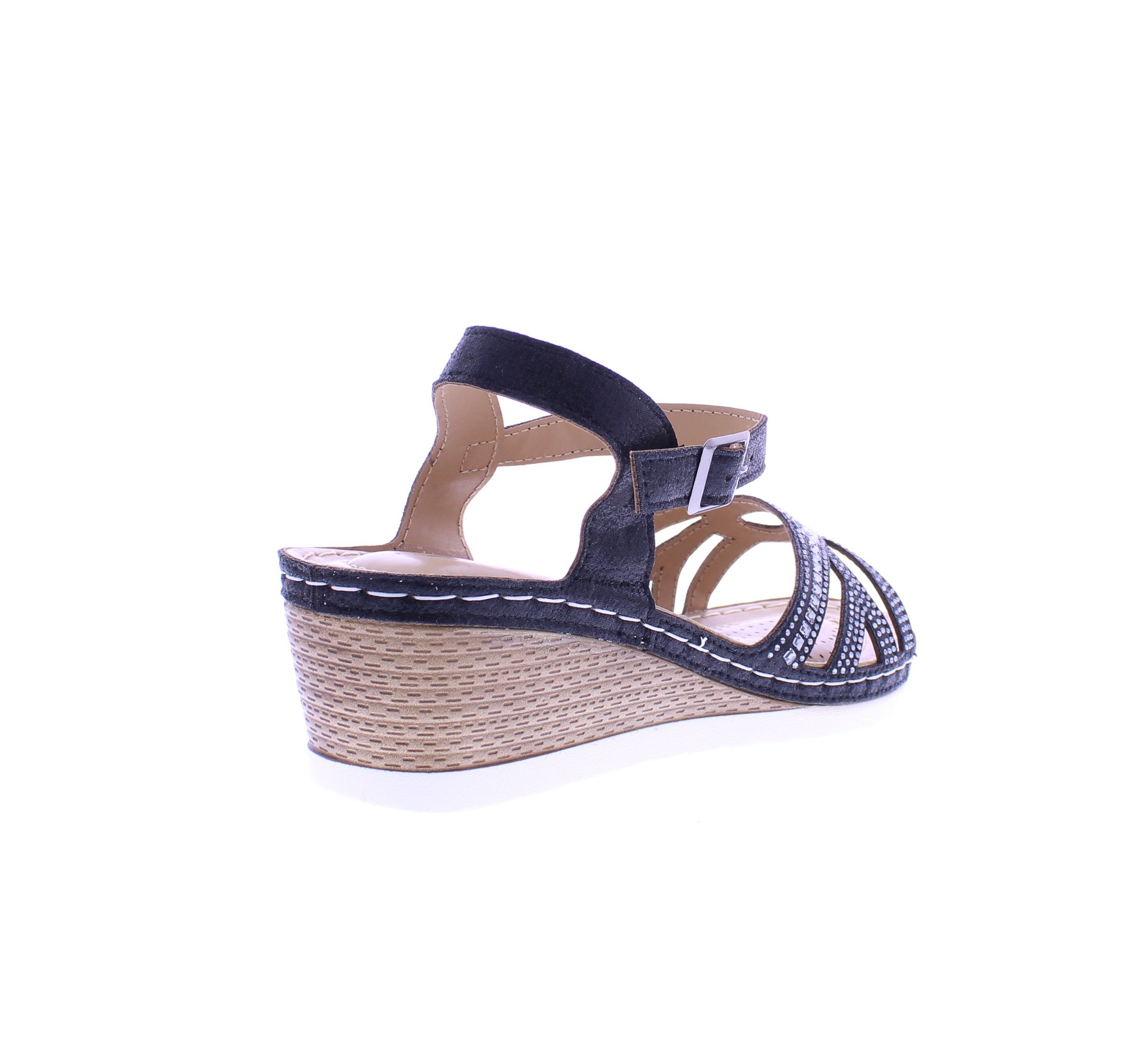 Women Rhinestone Platform Sandal