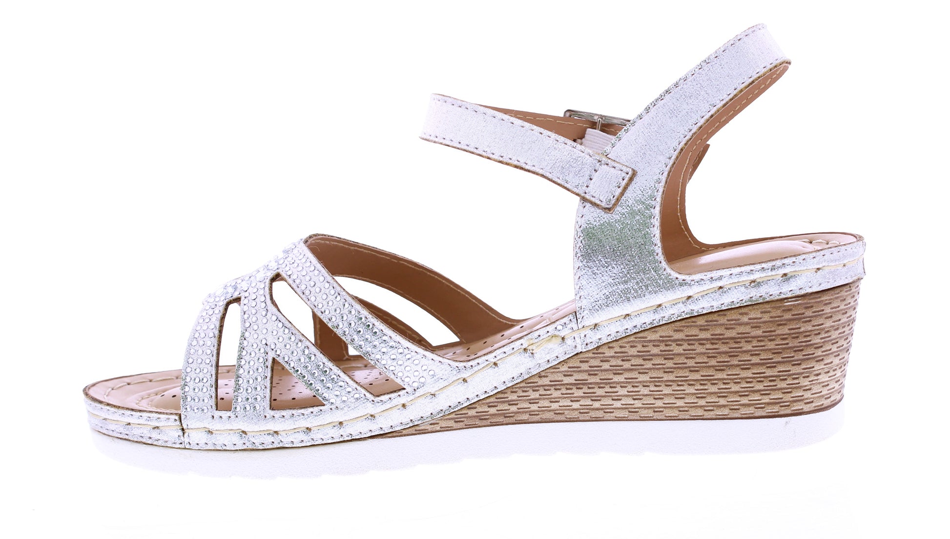Women Rhinestone Platform Sandal