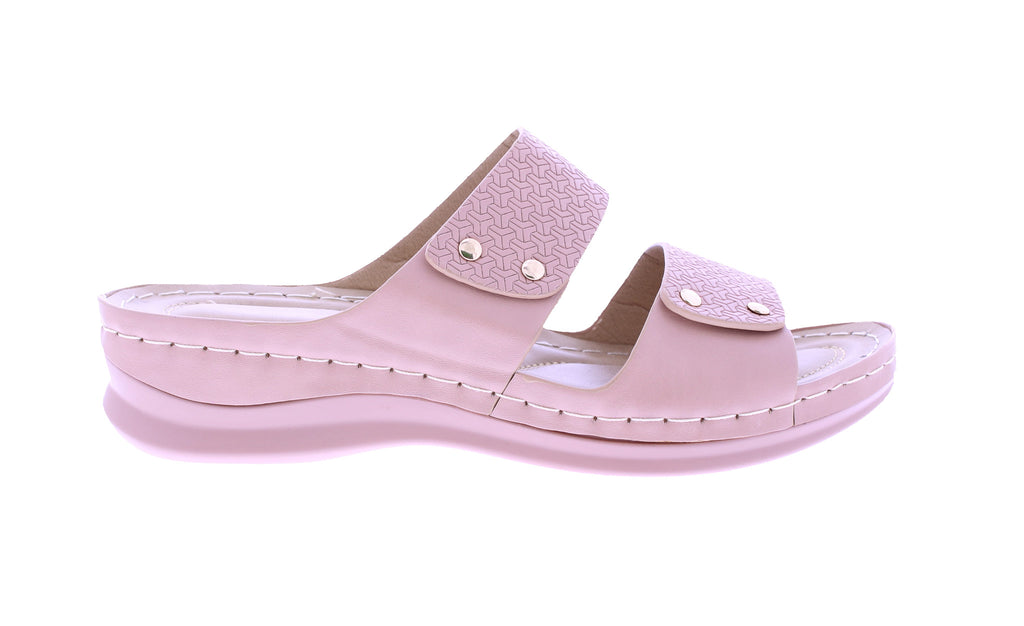 Women Embossed Wedge