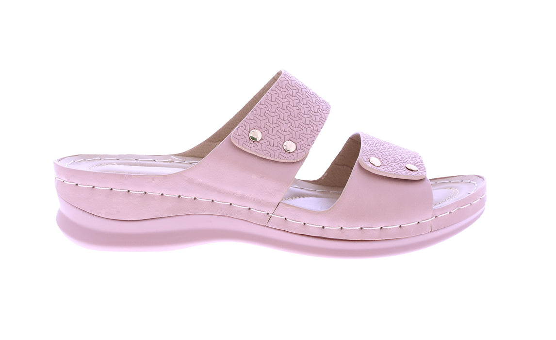 Women Embossed Wedge