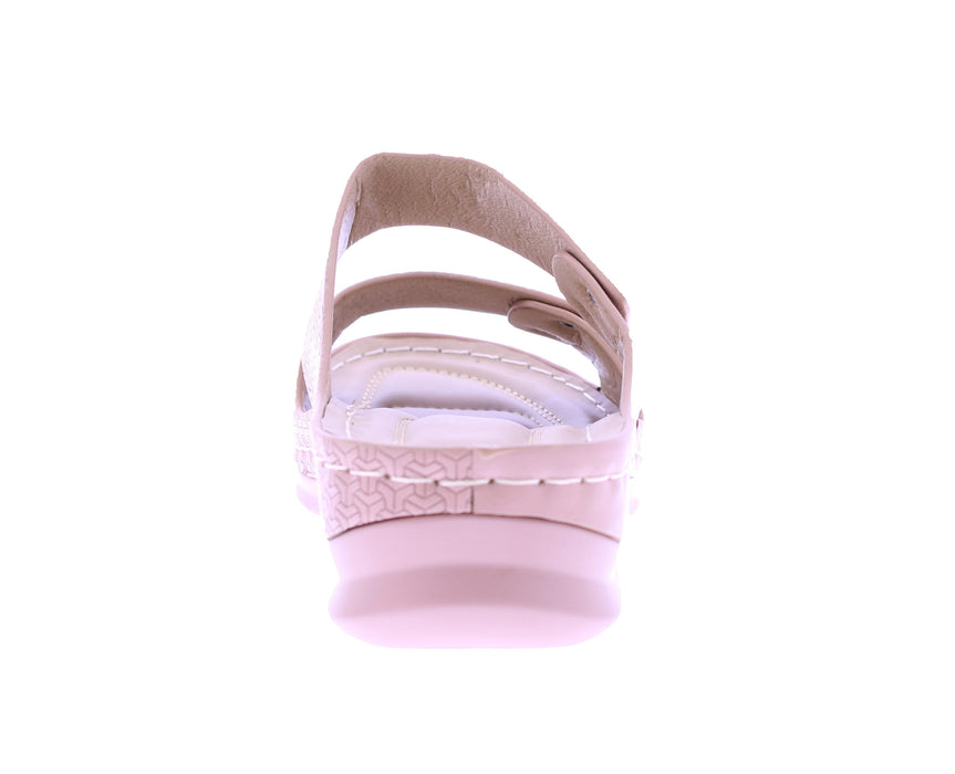 Women Embossed Wedge