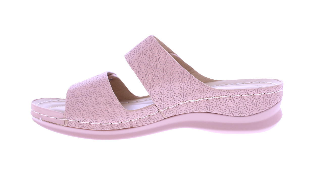 Women Embossed Wedge