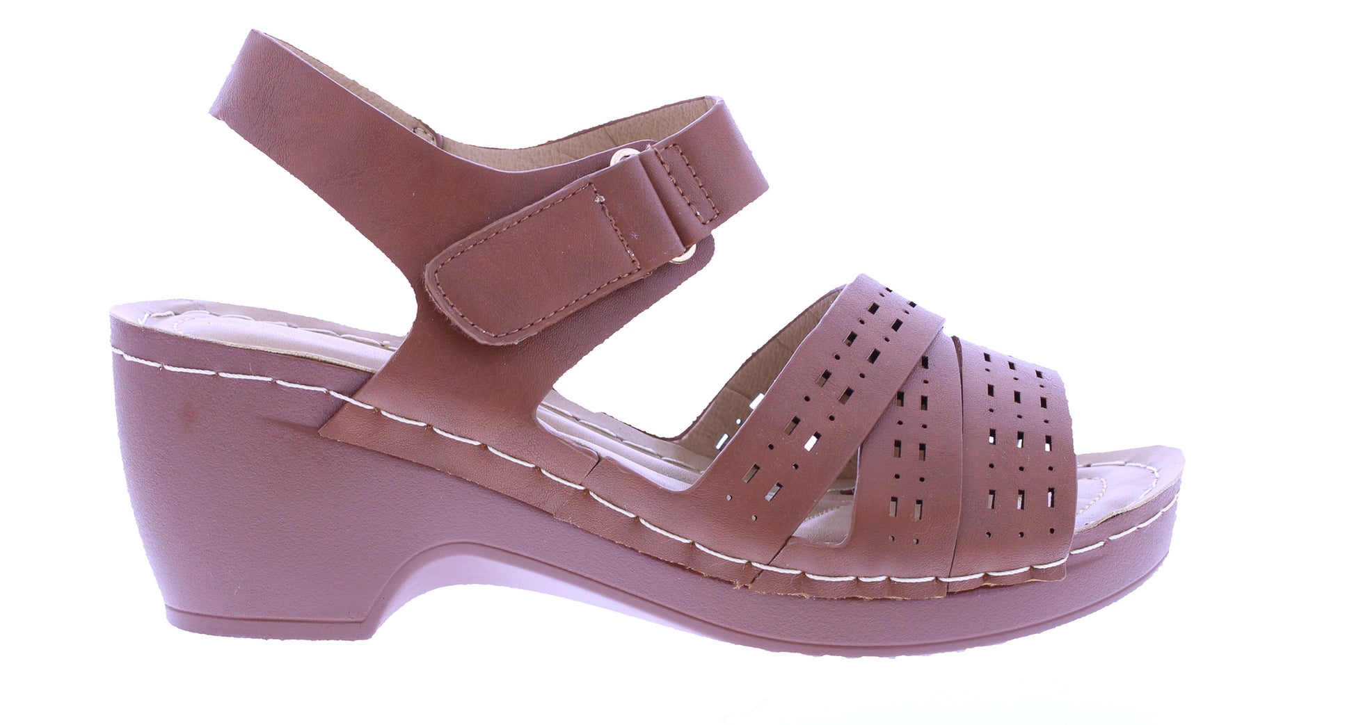 Women Faux Leather Strappy Sandal
