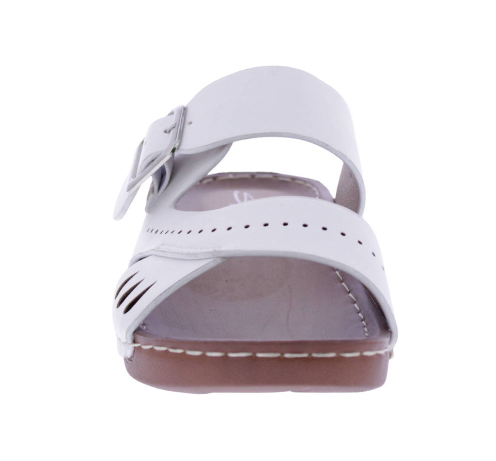 Women Faux Leather Slip on Sandal