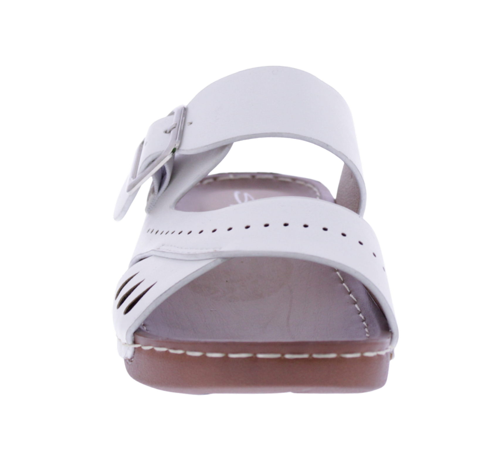 Women Faux Leather Slip on Sandal