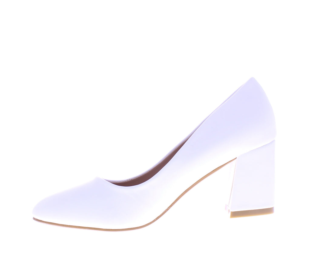 Zapato Tacón Alto Mujer 3” Cuero Sintético