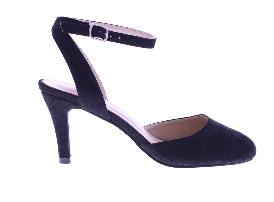 Zapato Tacón Alto Mujer 3” Cuero Sintético