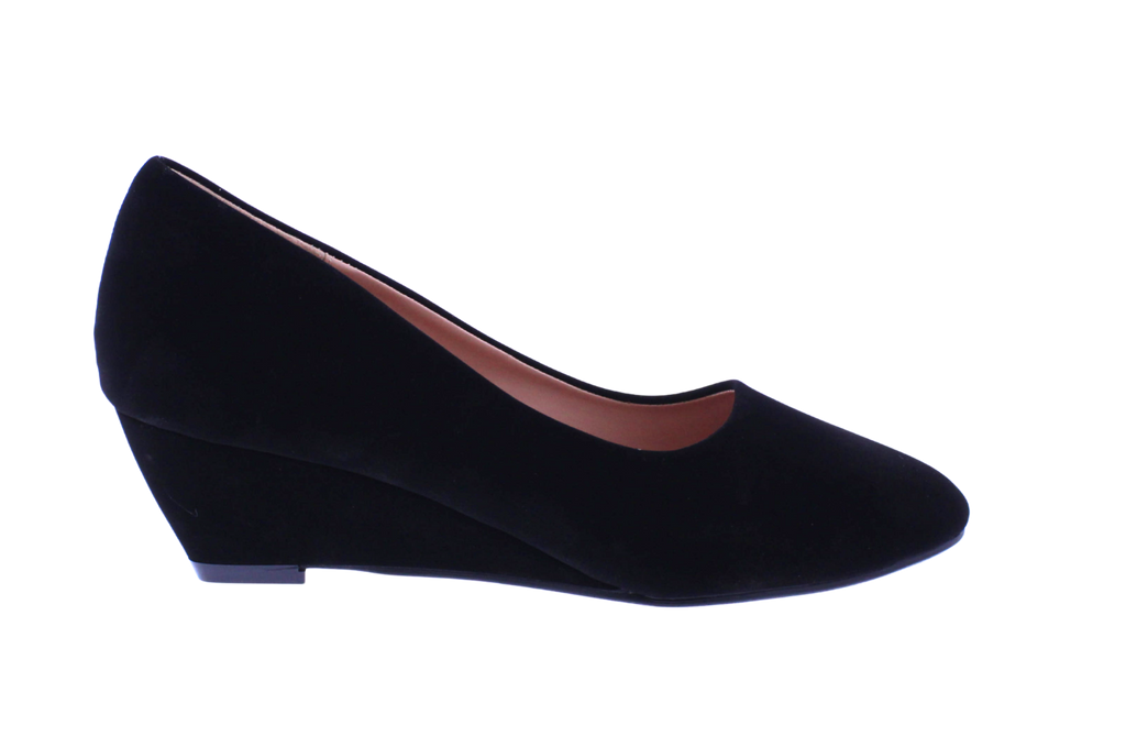 Women Suede Platform Ballerina