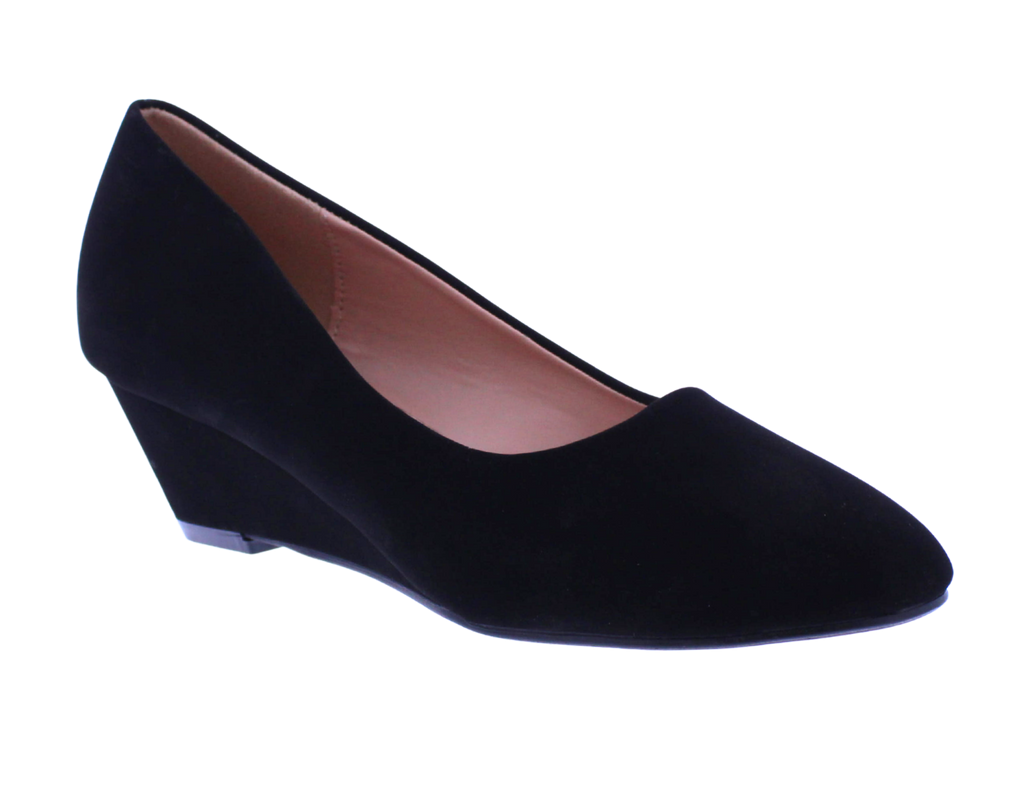 Women Suede Platform Ballerina