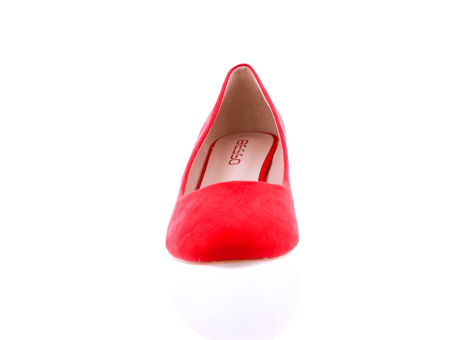 Women Microfiber Platform Ballerina